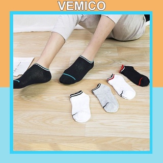 Vớ tất lười nam ngắn cổ kháng khuẩn Hàn Quốc viền cổ TN04 Siêu Hot