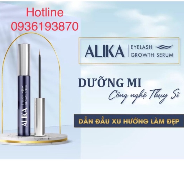 DƯỠNG MI ALIKA  [CHÍNH HÃNG - Lọ 5ml] ❤️ ALIKA SERUM GIÚP DƯỠNG MI DÀI MI