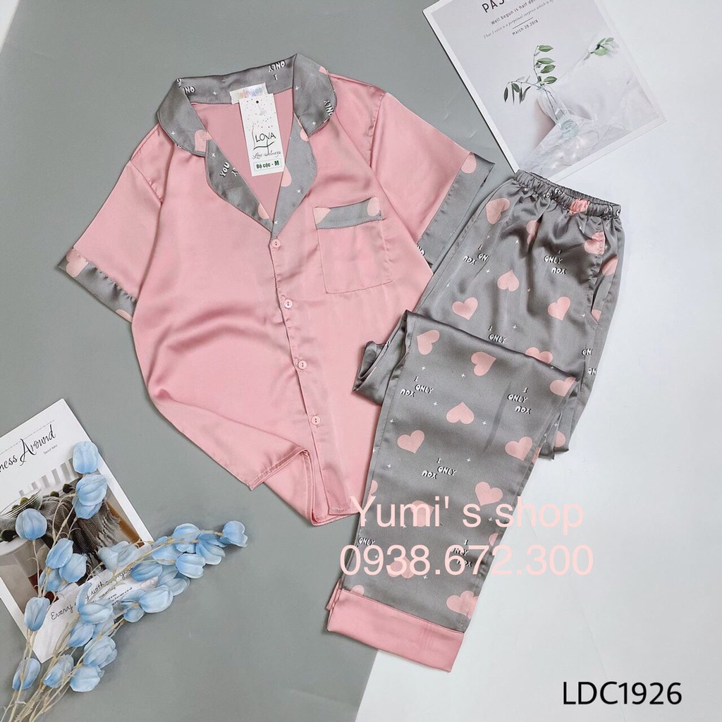 Bùng nổi sale lớn lên đến 40% - Pijama satin dài hình, giá siêu rẻ, cam kết chất lượng, hình ảnh thật, pijama loại 1