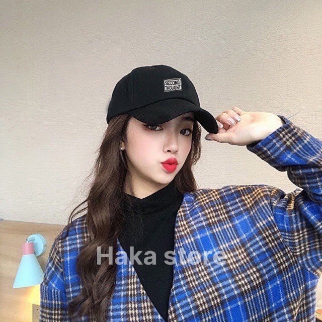 Mũ lưỡi trai Second Thought,Nón kết nhiều màu phong cách Ulzzang form unisex nam nữ