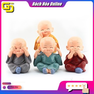 Tượng 4 chú tiểu bớt nghe bới nói bớt nhìn may mắn Tài Lộc