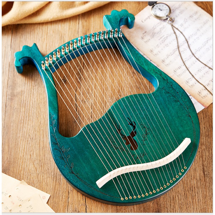 [LYRE 19 DÂY TIÊN CÁ] Đàn hạc 19 dây Tặng Kalimba (Đàn Harp 19 dây) Đàn Lyre Harp CEGA-M19 đánh được tất cả bài hát