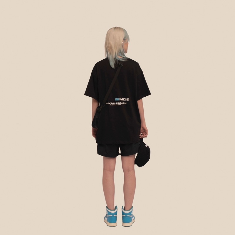 MEDISN - Áo thun TEXTURE 02 T-SHIRT/ BLACK