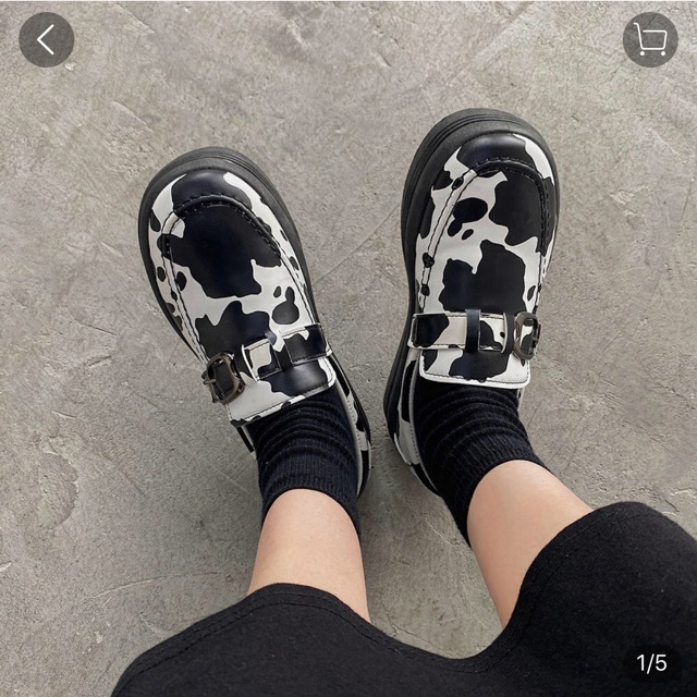 GIÀY BÒ SỮA ULZZANG GIÀY OXFORD ĐẾ 3P | BigBuy360 - bigbuy360.vn