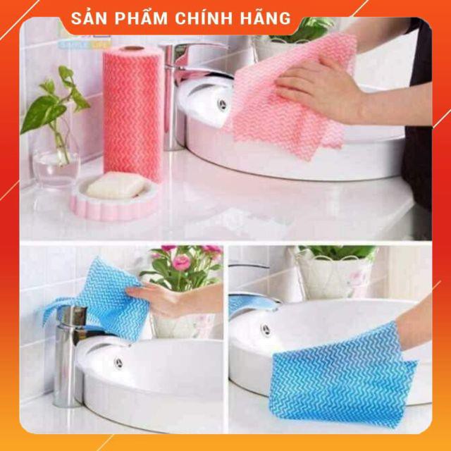 [HÀNG SIÊU TỐT] Khăn lau đa năng 50 tờ 1 cuộn