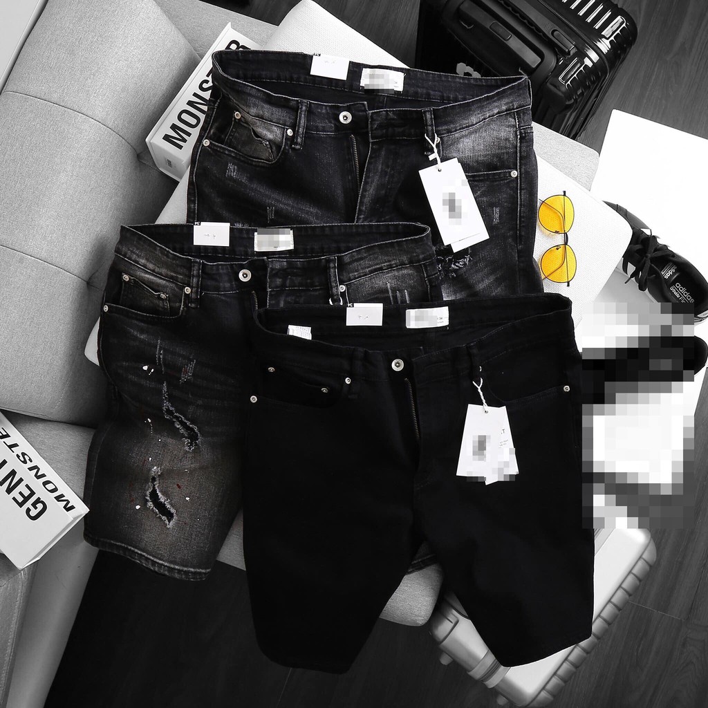 [bigsize < 130kg] QUẦN SHORT JEAN NAM BIGSIZE