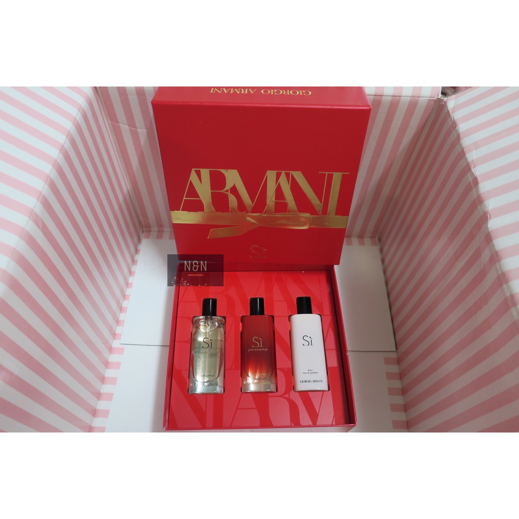 [GIFTSET] Bộ 3 chai nước hoa nữ Giorgio Armani Sì 15mlx3 | BigBuy360 - bigbuy360.vn