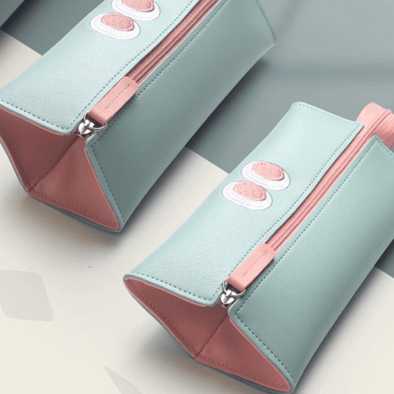 Túi Đựng Bút Chì Sức Chứa Lớn Có Khóa Kéo Họa Tiết Dễ Thương Tinh Tế