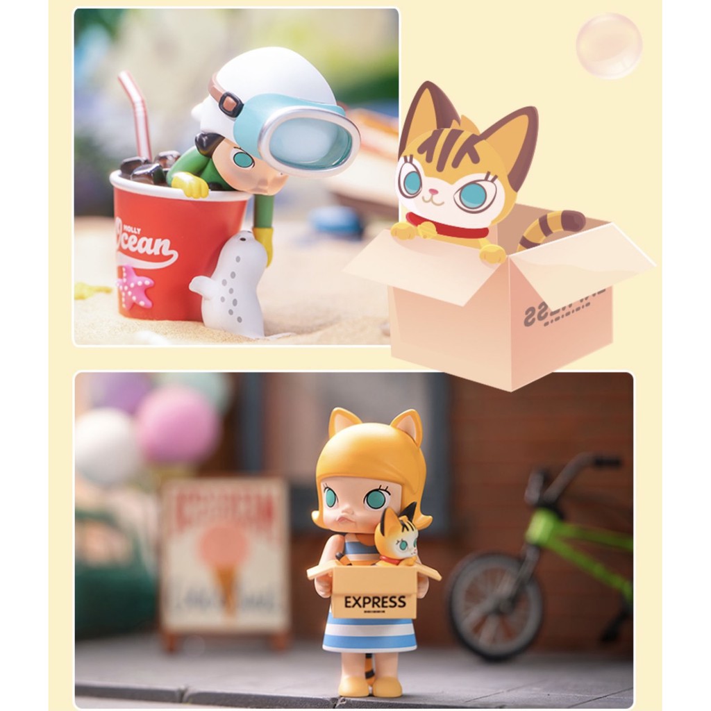 Molly My Childhood Series Hộp Búp Bê Popmart Dễ Thương