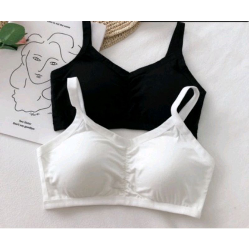 Áo Lá Bra 3 Dây Học Sinh Có Đệm Ngực