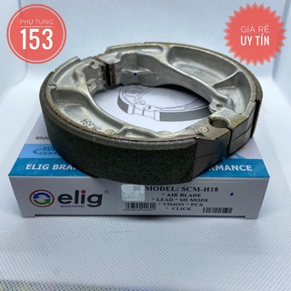 Bố thắng , má phanh đùm hiệu Elig cho xe Air Blade , Vision , Lead , Sh Mode - Bố ĐÙM ELIG - PHỤ TÙNG 153