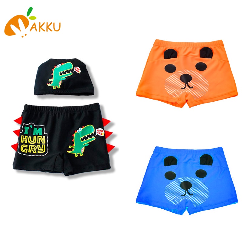 Quần bơi boxer in họa tiết thời trang nhanh khô dành cho bé trai