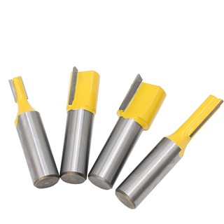 Bộ 4 mũi phay gỗ thẳng cốt 1/2