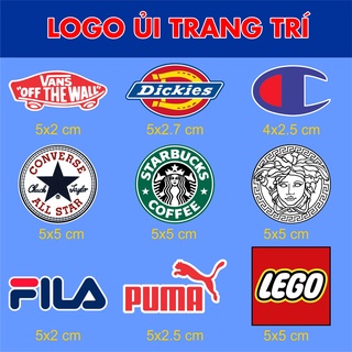 Sticker Logo ủi trang trí quần áo xinh đẹp - miếng vá ủi quần áo.