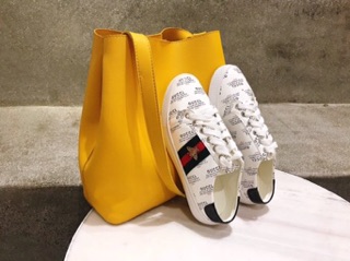 BATA ĐẠP GÓT CON ONG CHỮ GUCCI