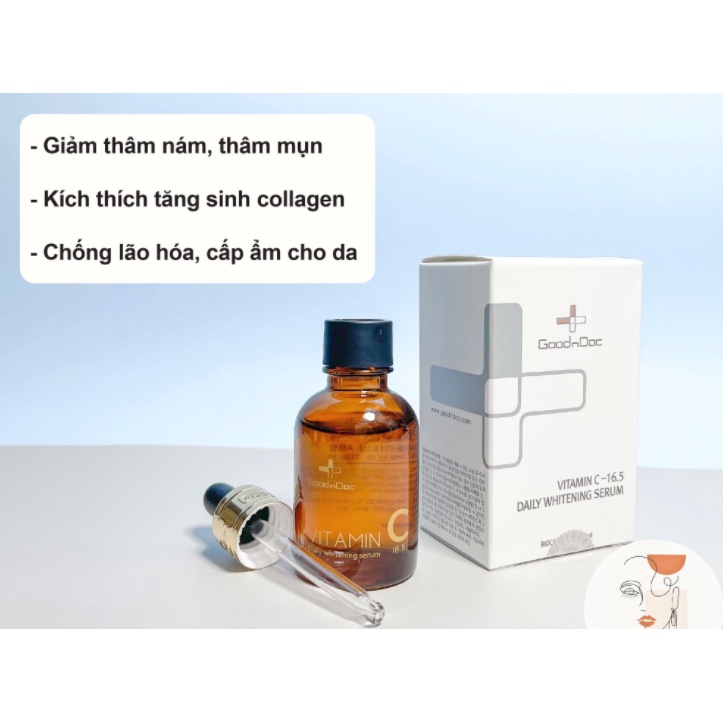 Serum Vitamin C Goodndoc Dưỡng Trắng Da, Chống Lão Hóa - GoodnDoc Vitamin C 16.5 Daily Whitening Serum | WebRaoVat - webraovat.net.vn