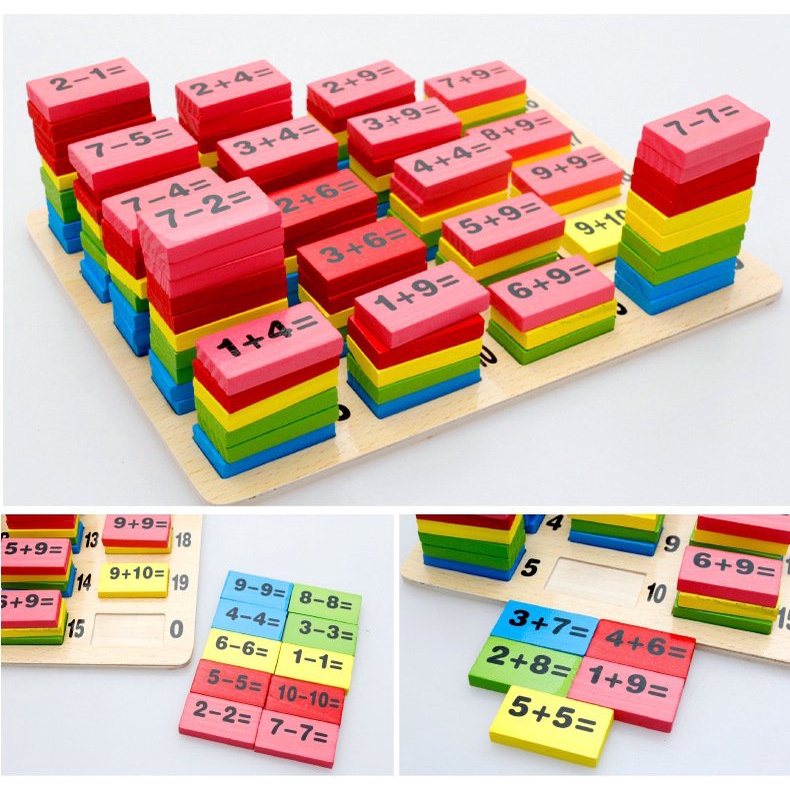 Đồ Chơi Gỗ Domino 110 Quân Giúp Bé Phát Triển Khả Năng Tư Duy Toán Học