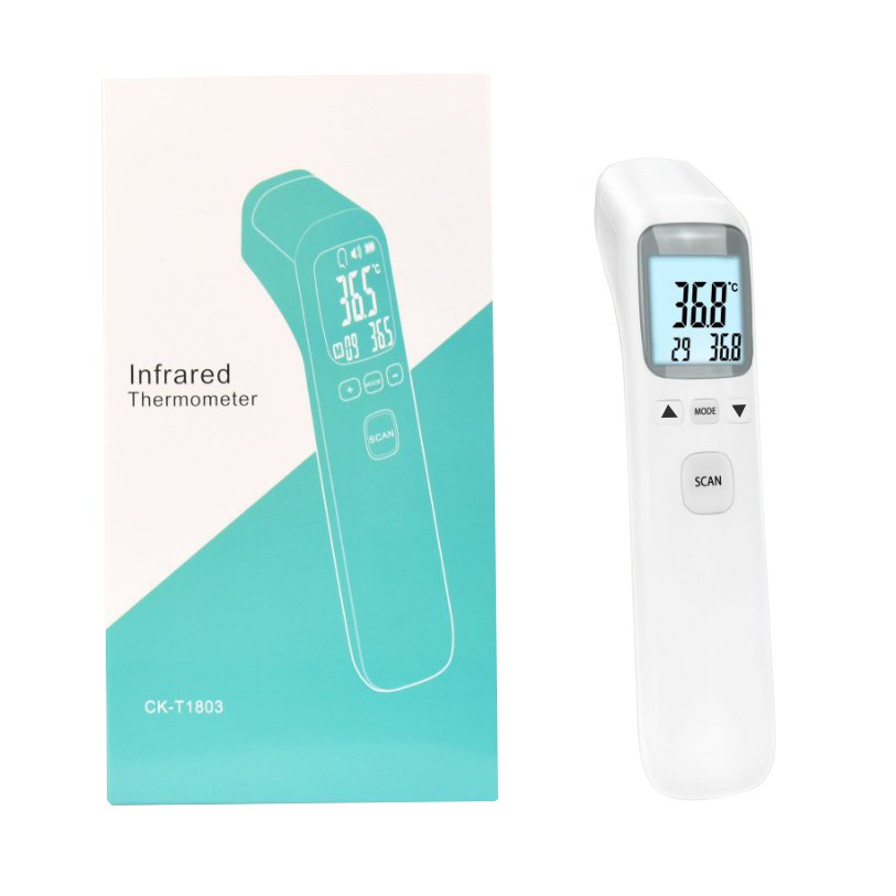 Nhiệt kế điện tử hồng ngoại, nhiệt kế đo trán dùng tại nhà cho kết quả chính xác, dễ sử dụng, hiện kết quả sau 1 giây