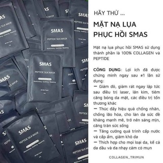 Mặt nạ Smas Peptide Silk cấp ẩm phục hồi da