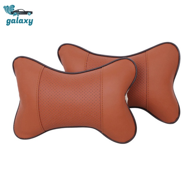 Galaxy Gối Tựa Đầu Bằng Da PU Cho Xe Hơi