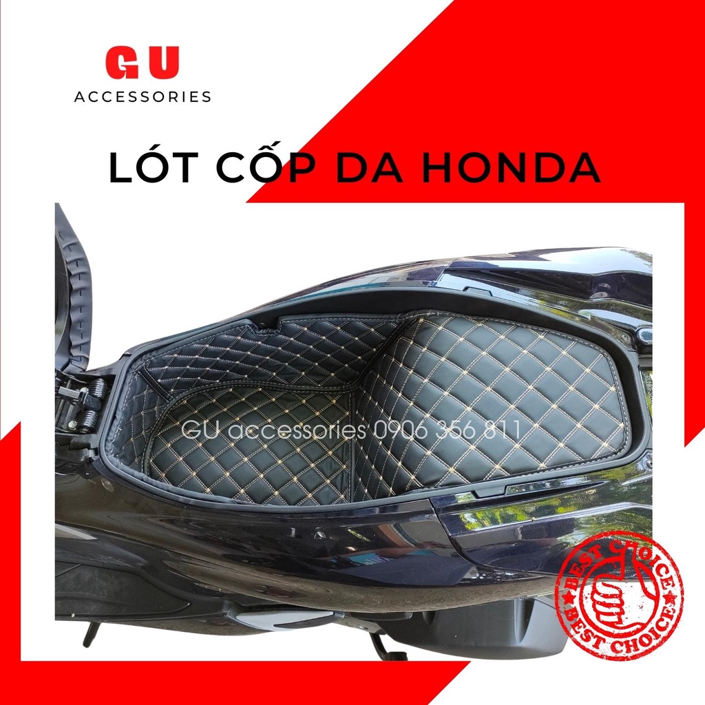 Lót cốp da chống nóng cao cấp dành cho xe Honda PCX 2014-2022  hàng chính hãng GU