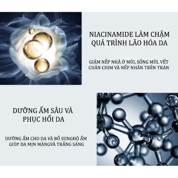 Mặt nạ giấy dưỡng trắng da mụn JLISA NICOTINAMIDE thu nhỏ lỗ chân lông cấp ẩm thân thiện với da giá rẻ