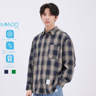 Áo Sơ Mi Caro MANDO Năng Động Phong Cách Hàn Quốc -        SMD028
