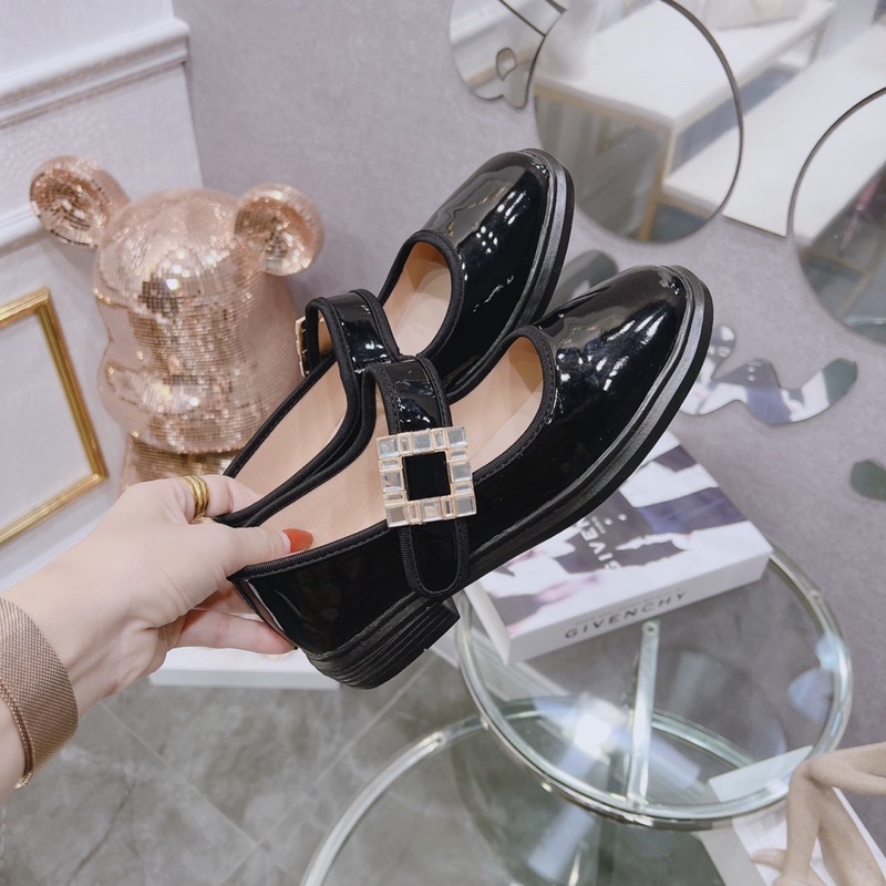 Giày búp bê Lolita quai đá,giày đốc nữ quai ngang phong cách tiểu thư bánh bèo hottren 2022