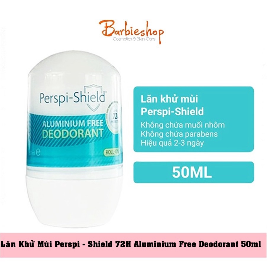 Lăn Khử Mùi Perspi-Shield 72h Aluminium Free Deodorant - 50ml