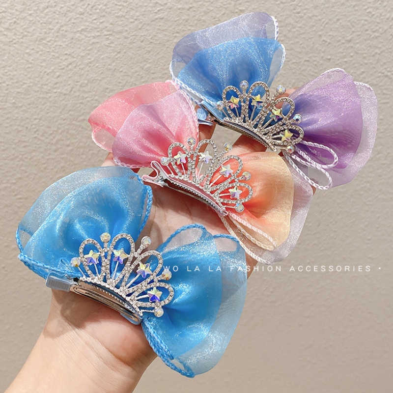 Kẹp Tóc Hình Vương Miện Dễ Thương Cho Bé Gái
