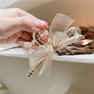 Kẹp Tóc Lưới Nơ Thời Trang Hàn Quốc