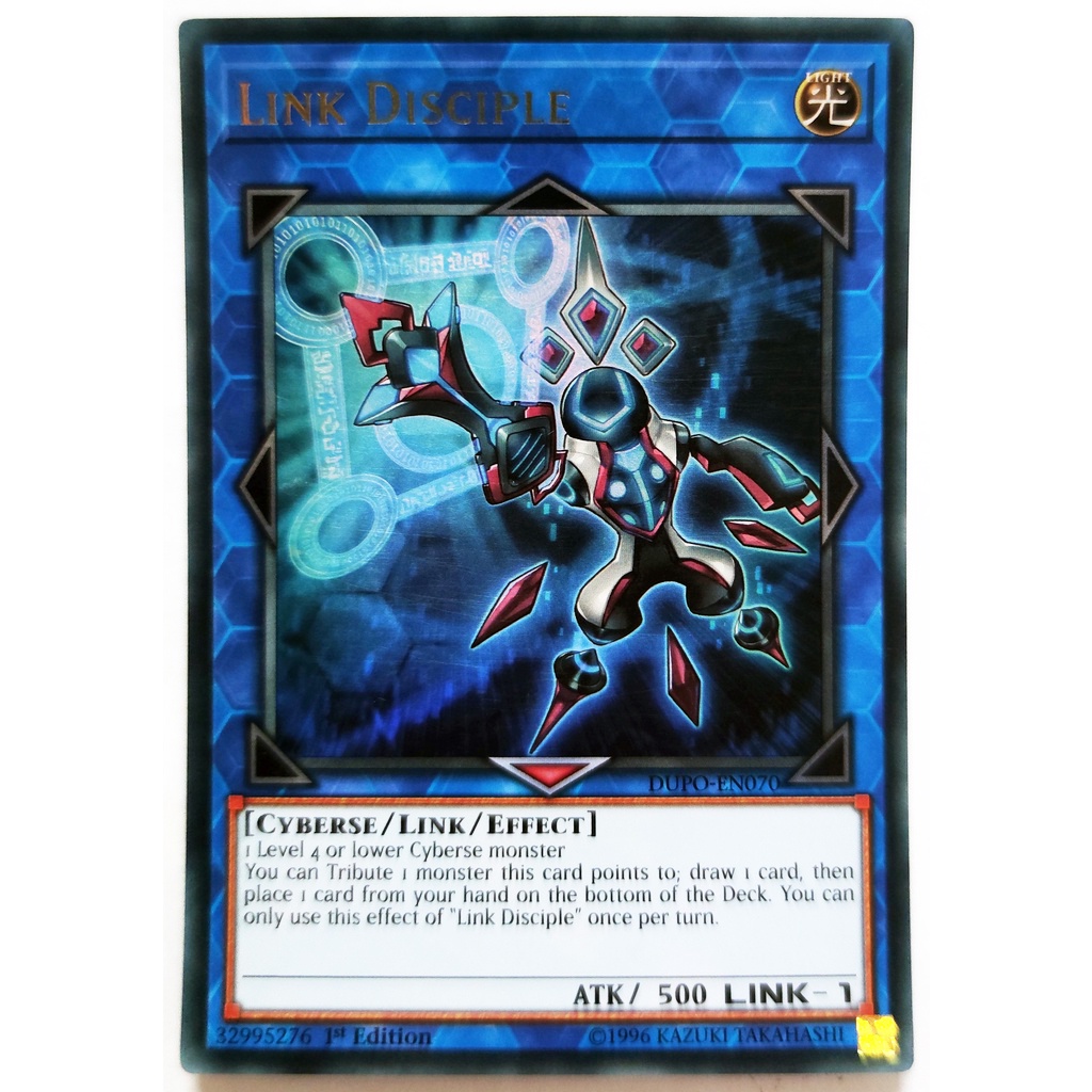 [Thẻ Yugioh] Link Disciple |EN| Ultra Rare (VRAINS)