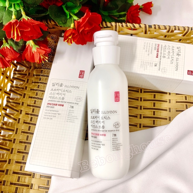 ILLIYOON Essence tinh chất dưỡng ẩm trắng da công nghệ men vi sinh Probiotics Skin Barrier Essence Drop 100ml Hàn Quốc