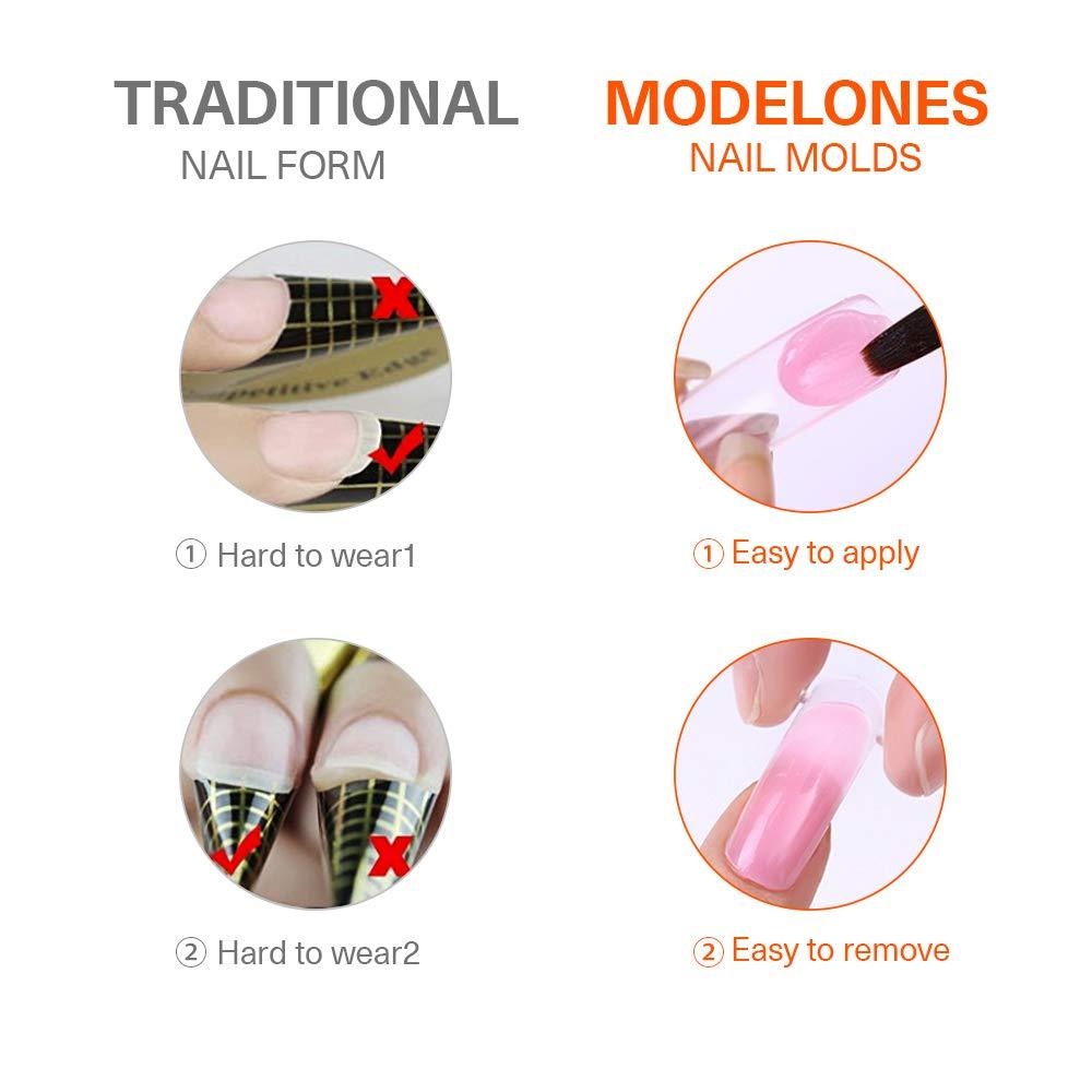 Sơn móng gel poly Modelones 15g đắp nối móng lâu trôi trang trí nghệ thuật độc đáo
