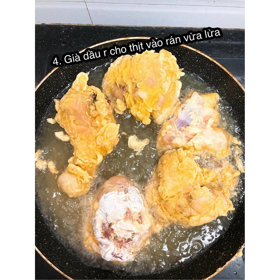 Bột Chiên Gà KFC Tặng kèm gia vị Hành Tỏi mix sẵn trong set bột (Chiên ~1.2kg gà) - Crispy Fried Chicken Powder | BigBuy360 - bigbuy360.vn
