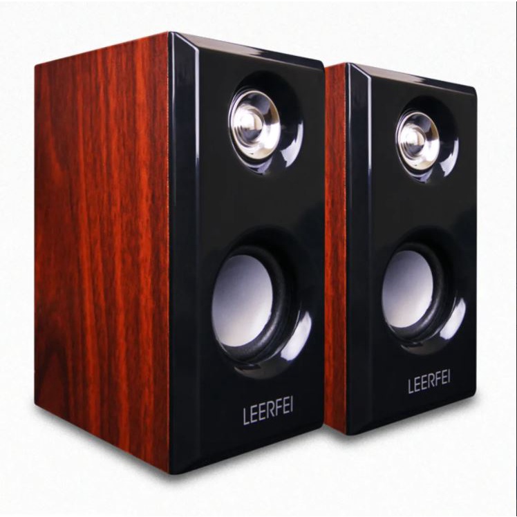 Loa vi tính vỏ gỗ, Loa Máy Tính Âm Thanh HD Chất Lượng Cao