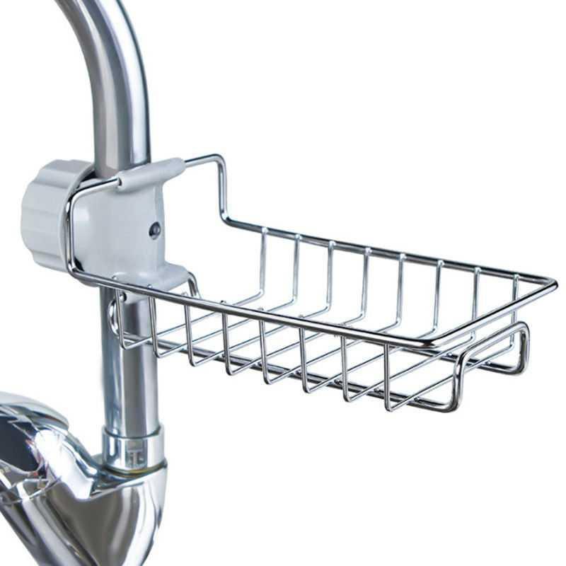 Kệ Inox Để Đồ Rửa Chén Cạnh Vòi Rửa  Dễ Lắp Đặt, Chất Liệu Inox Cao Cấp, Chống Gỉ Sét