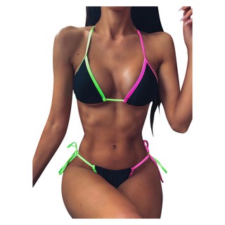 【niaorenmall.vn】Bikini Phối Dây Có Đệm Mút Gợi Cảm