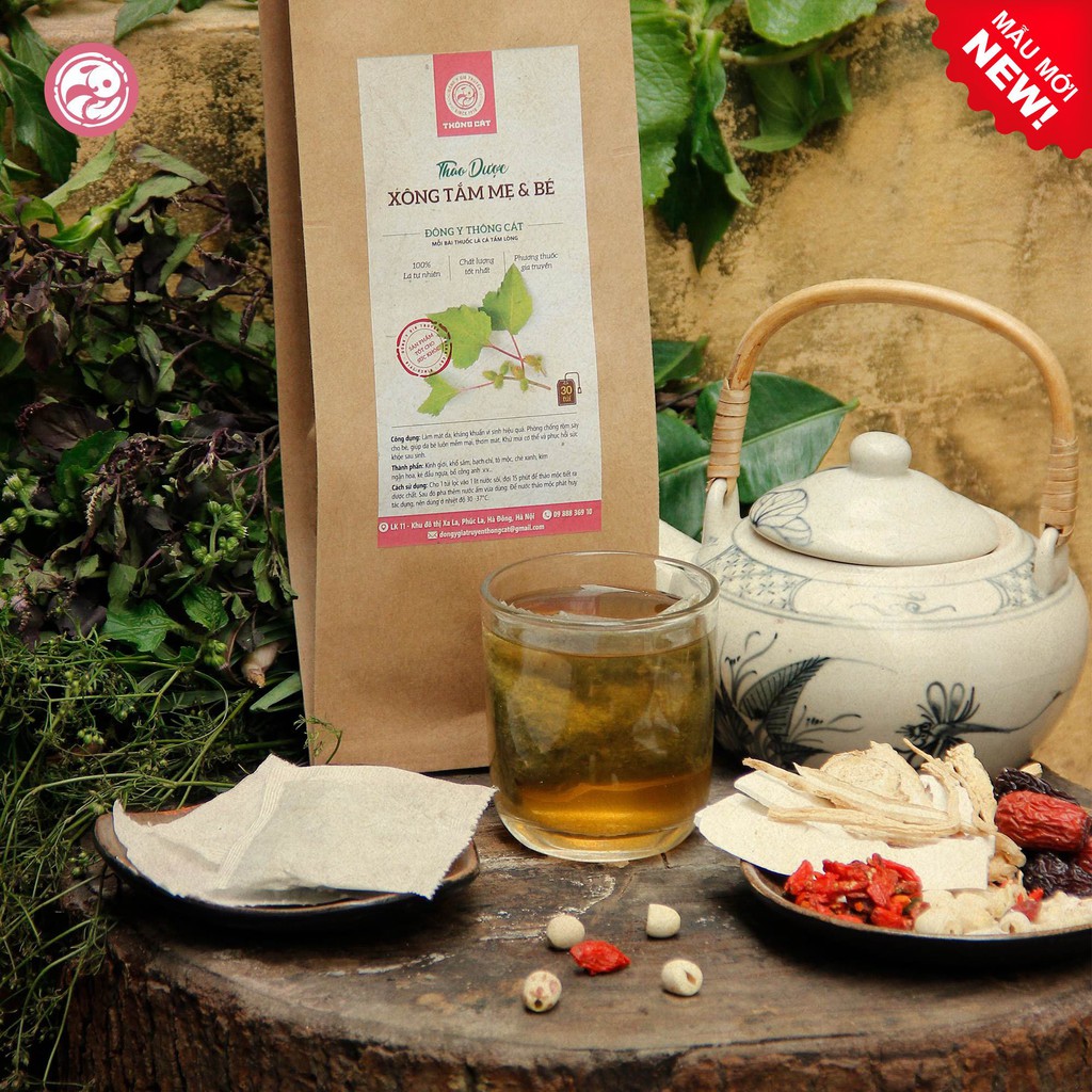 Thảo dược xông tắm mẹ và bé _ Đông y gia truyền thông cát (SINCE 1918)_trị rôm sẩy, mẩn ngứa, tắc tia sữa | BigBuy360 - bigbuy360.vn