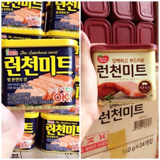 Thịt hộp spam lotte ok / dongwon hàn quốc 340g