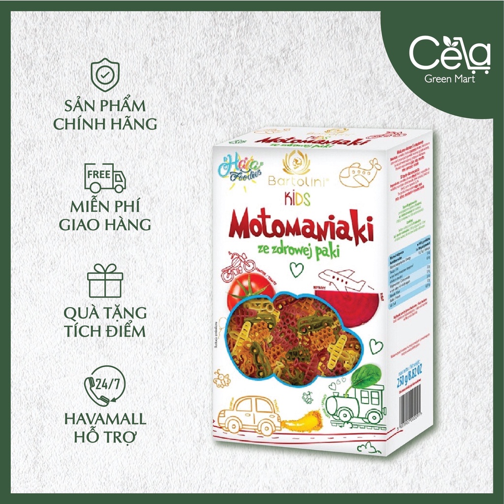 Mì nui rau củ cho bé Cela hình ngộ nghĩnh đáng yêu, đồ ăn dặm trẻ nhỏ, an toàn, thơm ngon, mềm, giàu dinh dưỡng | BigBuy360 - bigbuy360.vn