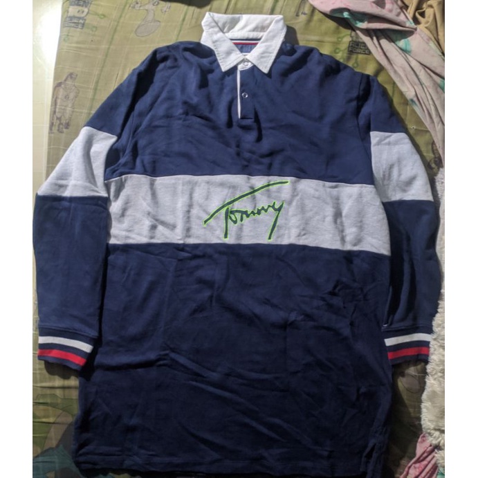 Áo Sơ Mi Rugby Quần Jean Tommy
