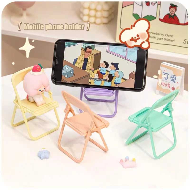 Giá đỡ điện thoại hình chiếc ghế ngồi sáng tạo tiện lợi