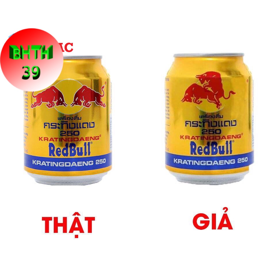 Nước tăng lực Bò húc Red Bull Thái Lan - Bò húc thái lon 250ml ( 1 lon ) - Bò cụng thái