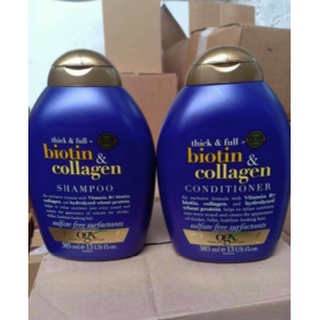 Gội xả OGX Biotin tím 385ml