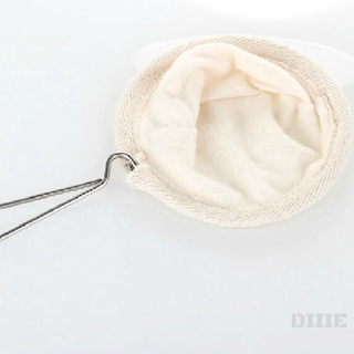 Stainless Steel Handle Cloth Sock Coffee Strainer Tea Filter 238