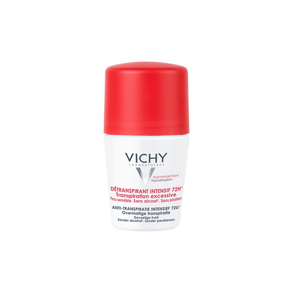 Lăn khử mùi giúp khô thoáng vùng da dưới cánh tay suốt 72h Vichy Detransprirant Intensif 50ml | BigBuy360 - bigbuy360.vn