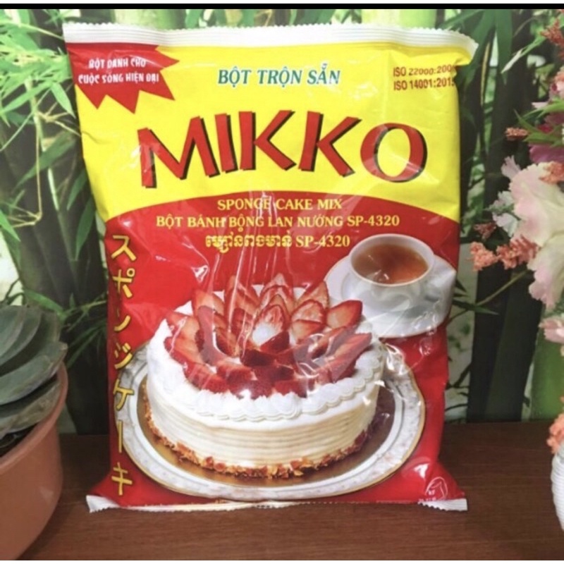 BỘT TRỘN SẴN BÁNH BÔNG LAN MIKKO 1kg