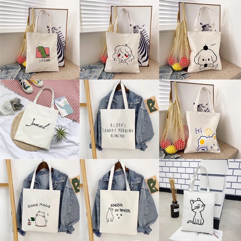 TÚI TOTE VẢI BỐ