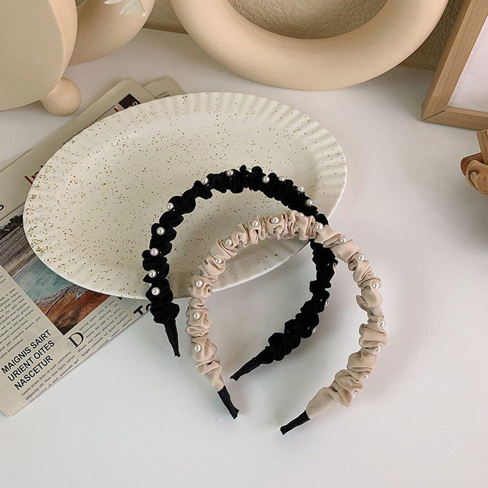 Băng Đô Cài Tóc Bằng Vải Không Trượt Phong Cách Vintage Cho Nữ